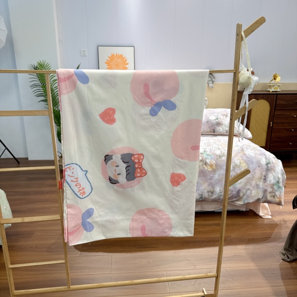 薄款床单全棉100%母婴 斜纹棉床单缩宽度十公分柔软