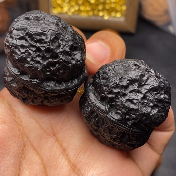 文玩核桃把件39尺霸王蟾