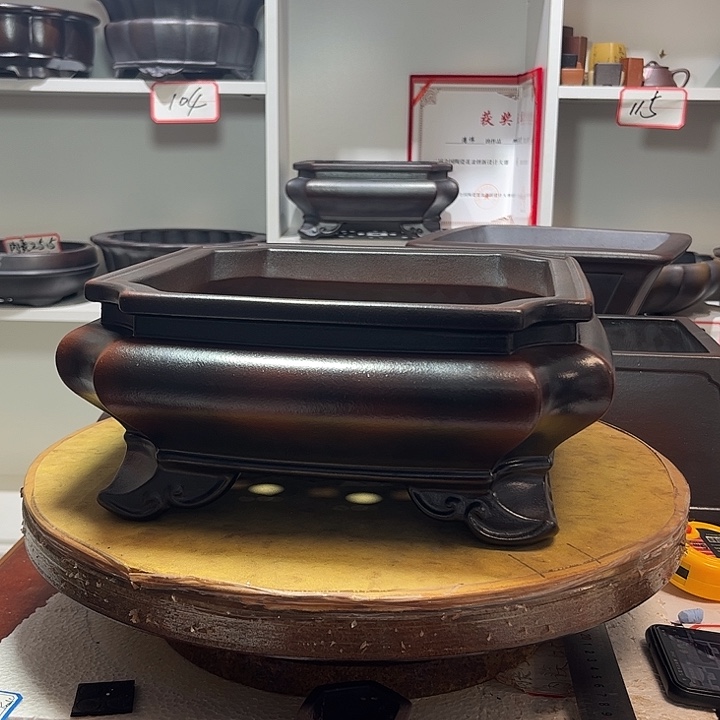 紫砂花盆小***景111111111111