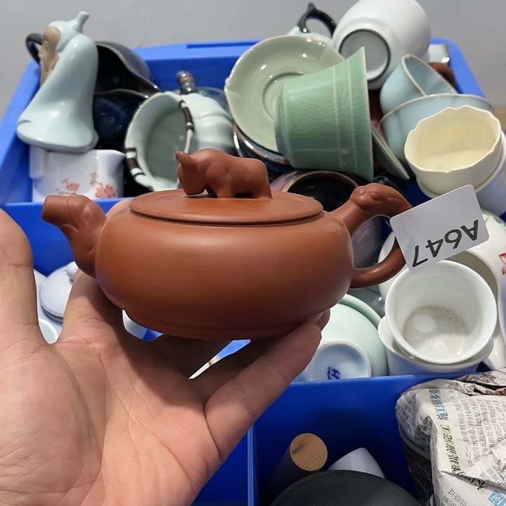 茶具默认微瑕瓷器、茶具、壶、摆件，介意勿拍 