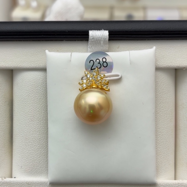 海水珍珠颈饰银S925镶嵌