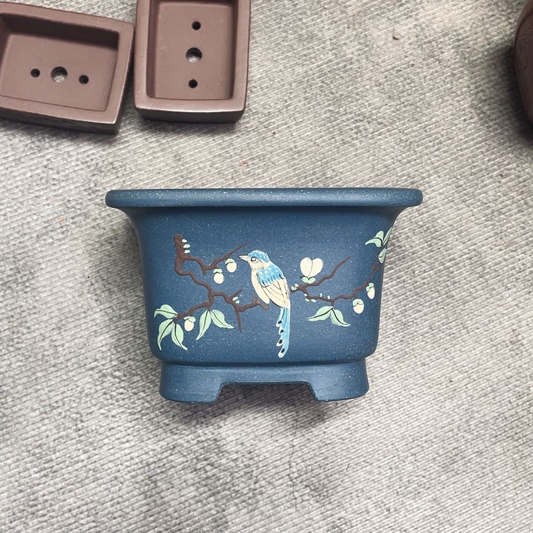 花***果紫砂小盆9*6cmmmm