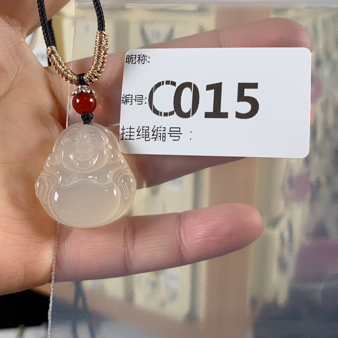玛瑙/玉髓颈饰未镶嵌小****.