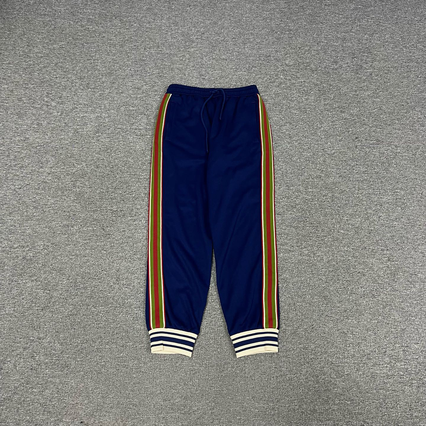 99新 GUCCI/古驰 红绿织带束脚运动裤 xs码 99新