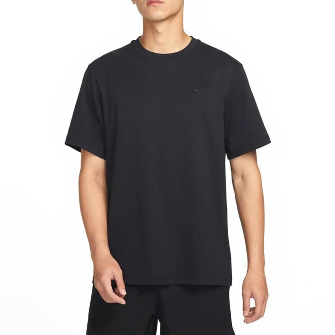 Nike耐克短袖男装2025运动T恤简约纯色透气小logo休闲上衣 DV9832
