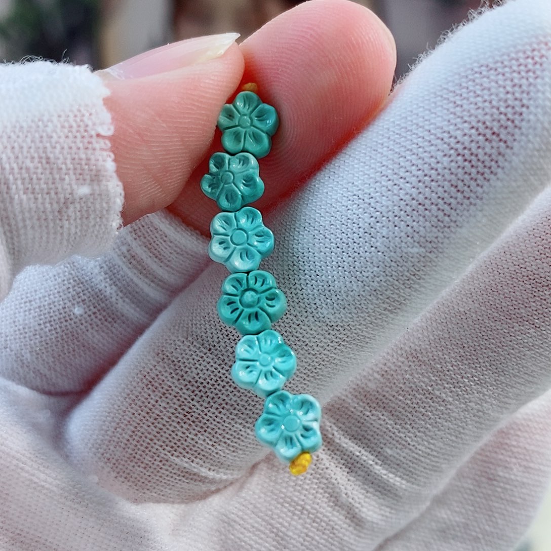 未镶嵌绿松石珠宝奇石