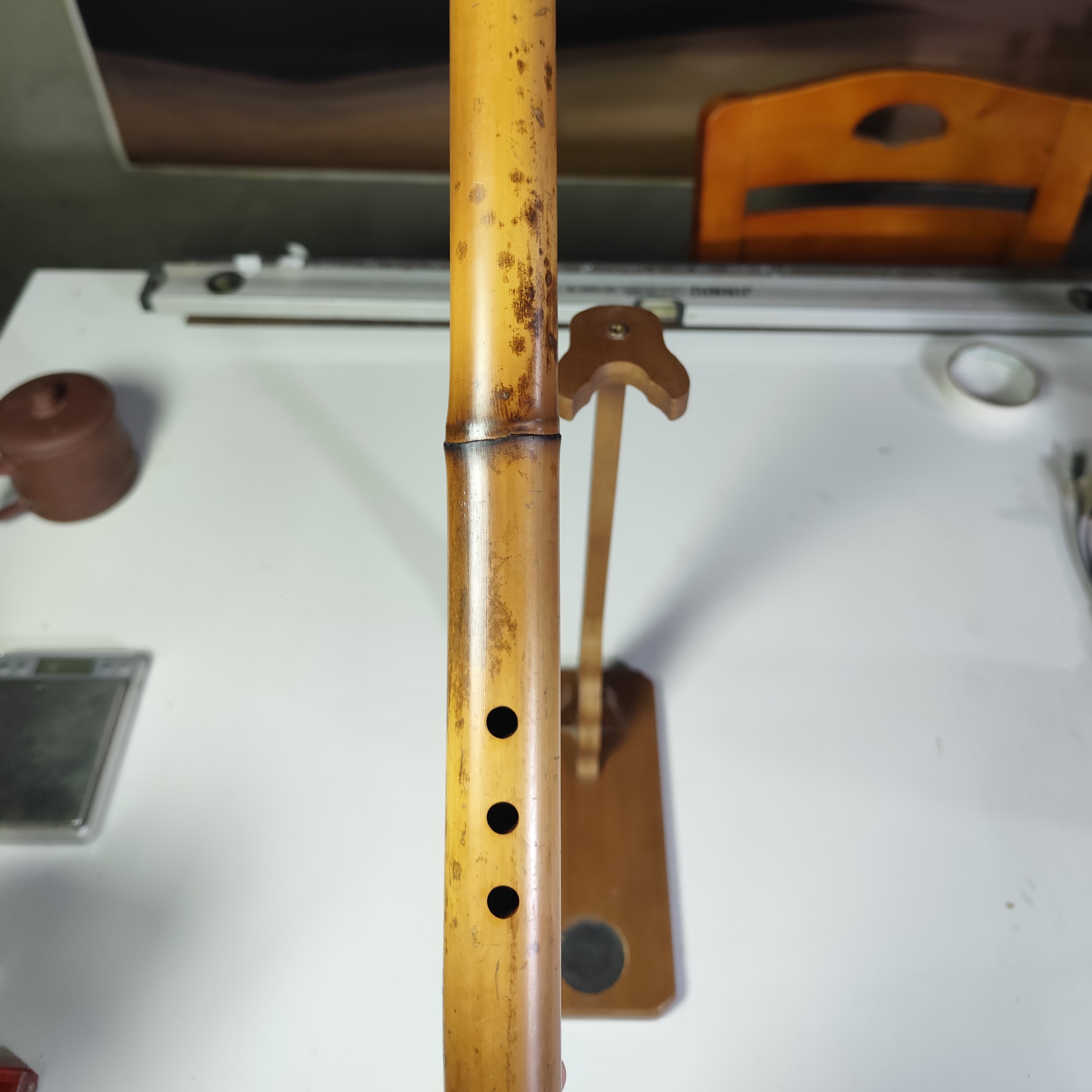 手工老台桂南箫桂竹箫乐器包邮大头箫G调八孔正手成人用箫洞箫