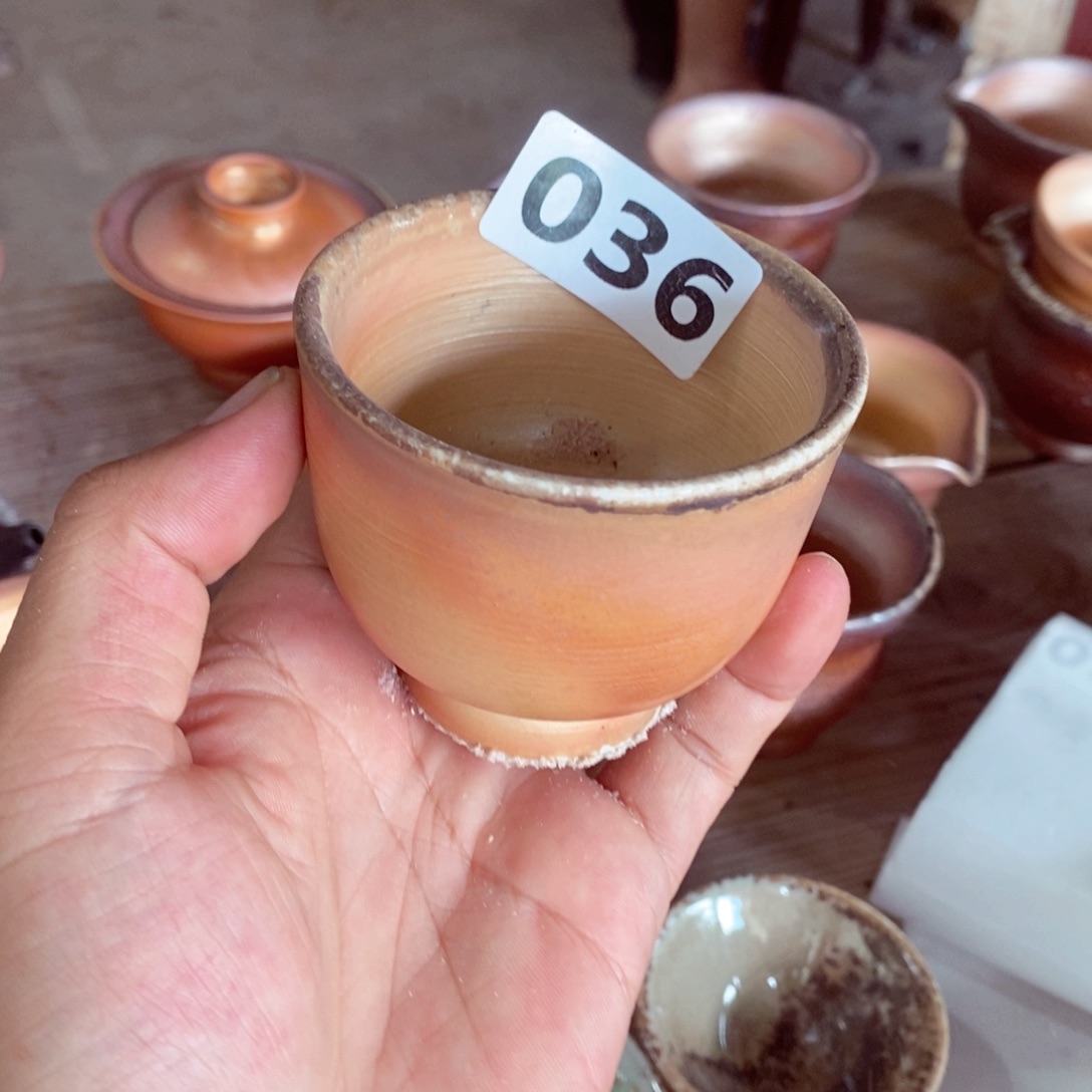柴烧茶具陶瓷杯子
