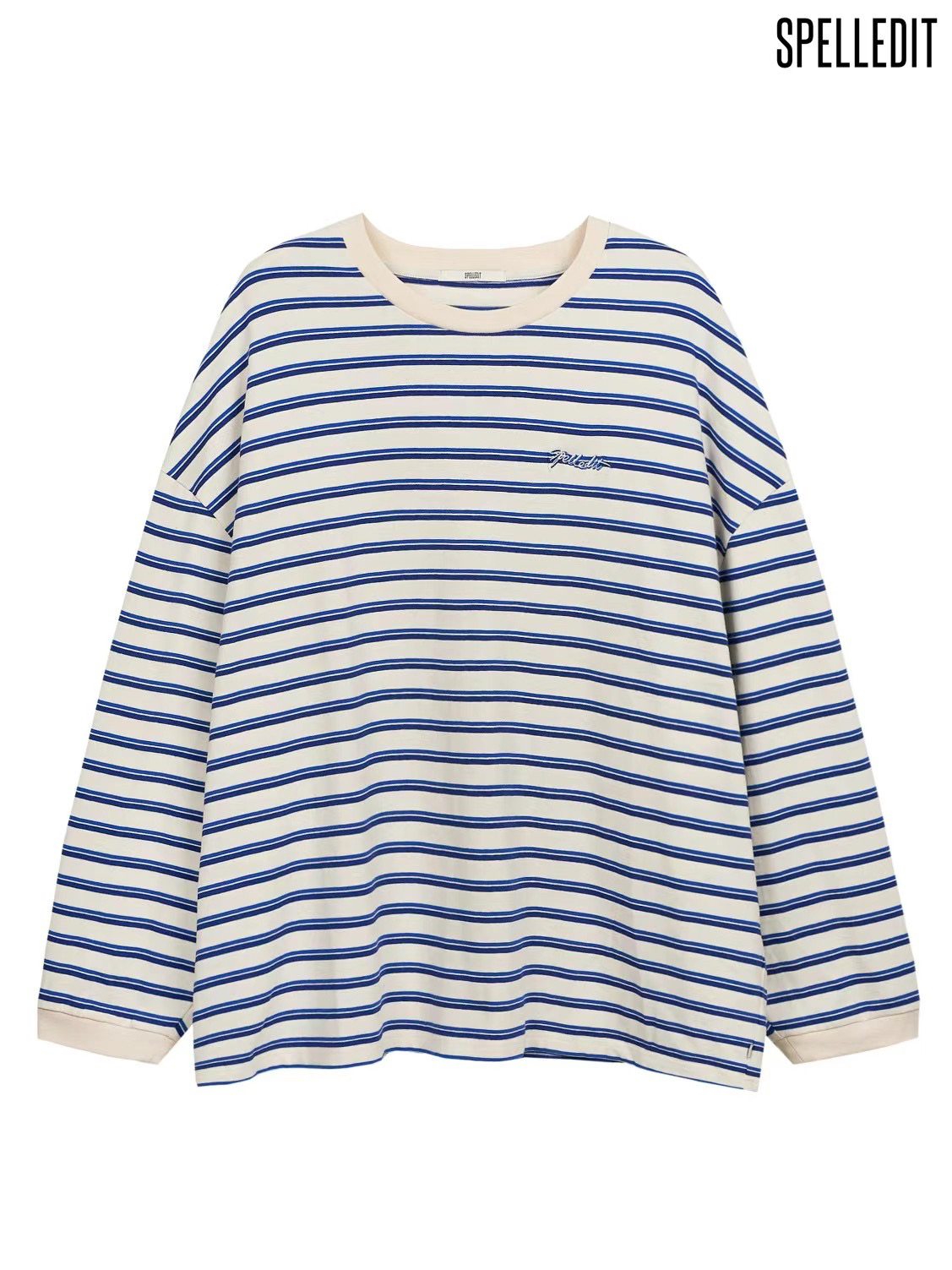 韩国正品spell  条纹宽松2色T恤/NO退换