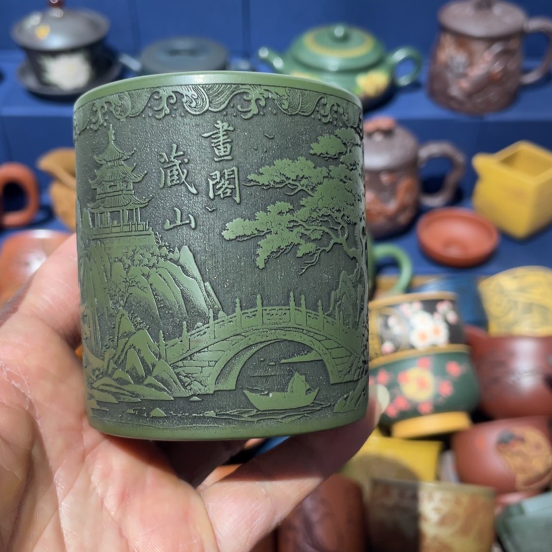 原矿紫砂手工主人杯