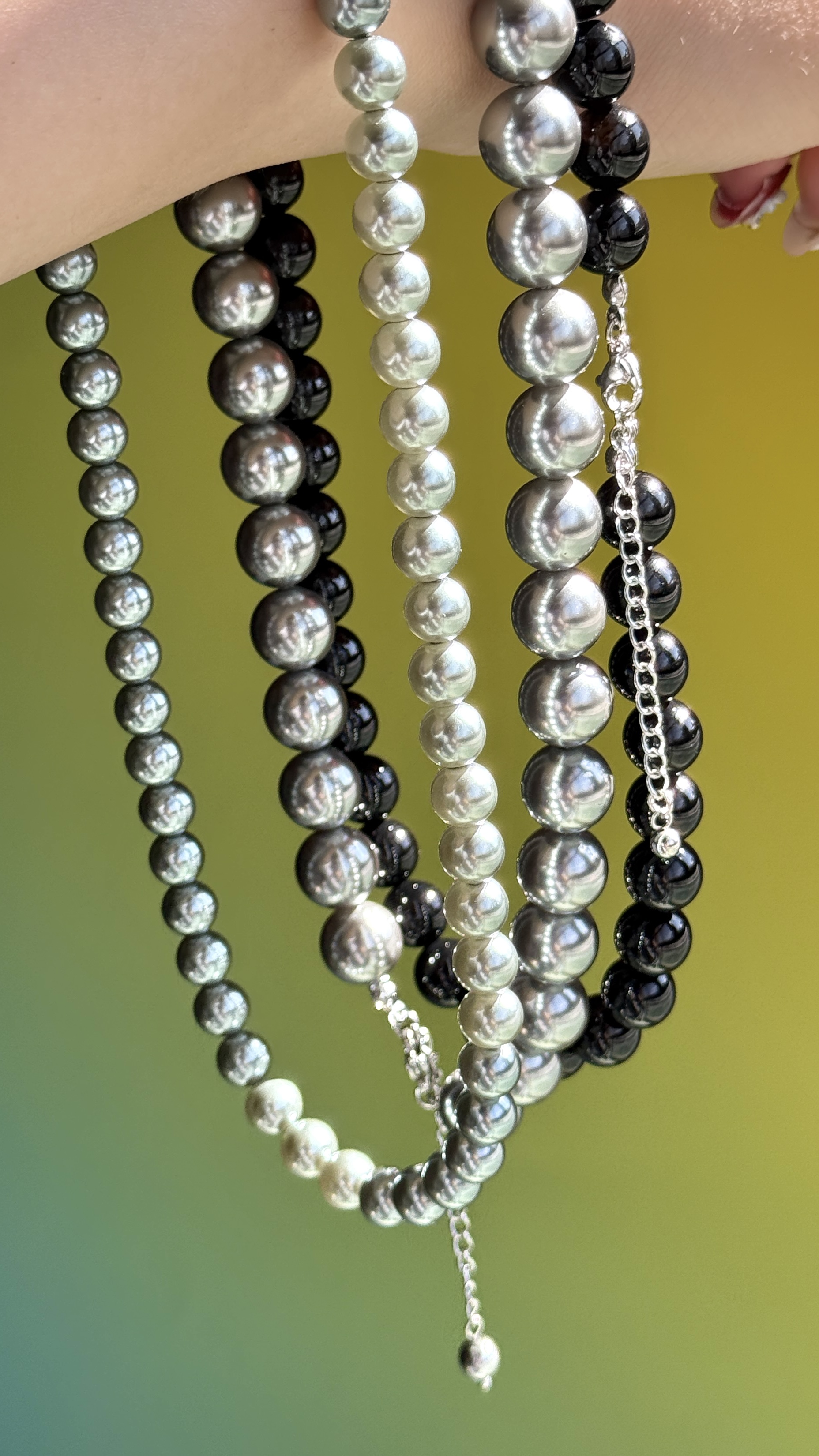 合金项链 合成首饰耳饰项链戒指百搭选款波波间专拍