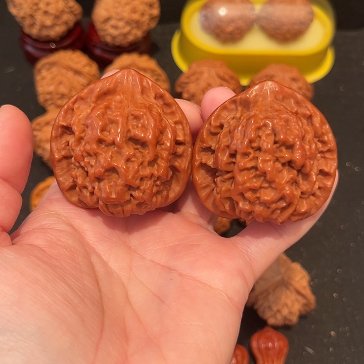 把件文玩核桃官帽47