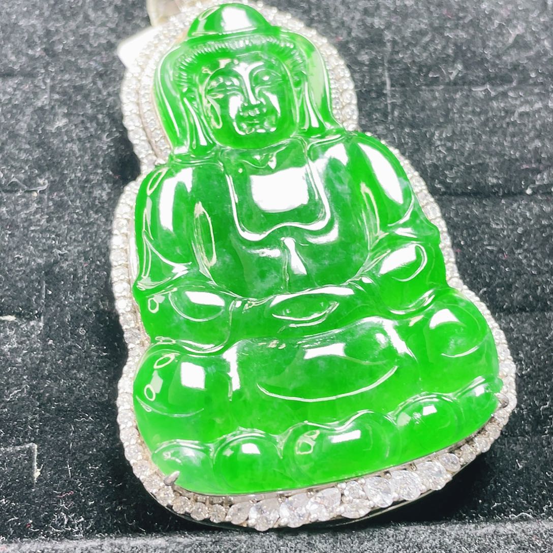 翡翠未镶嵌颈饰49