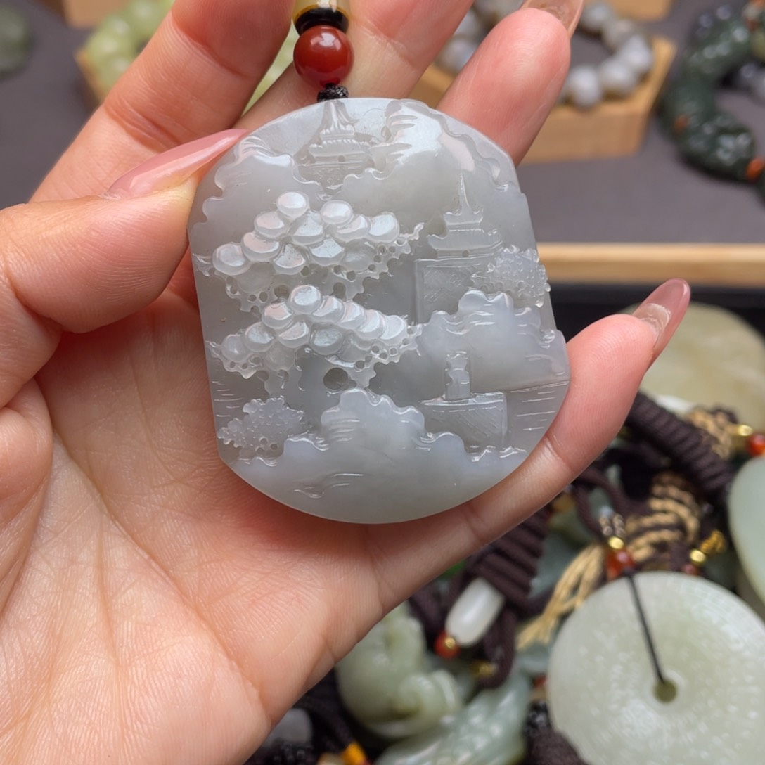 和田玉颈饰未镶嵌