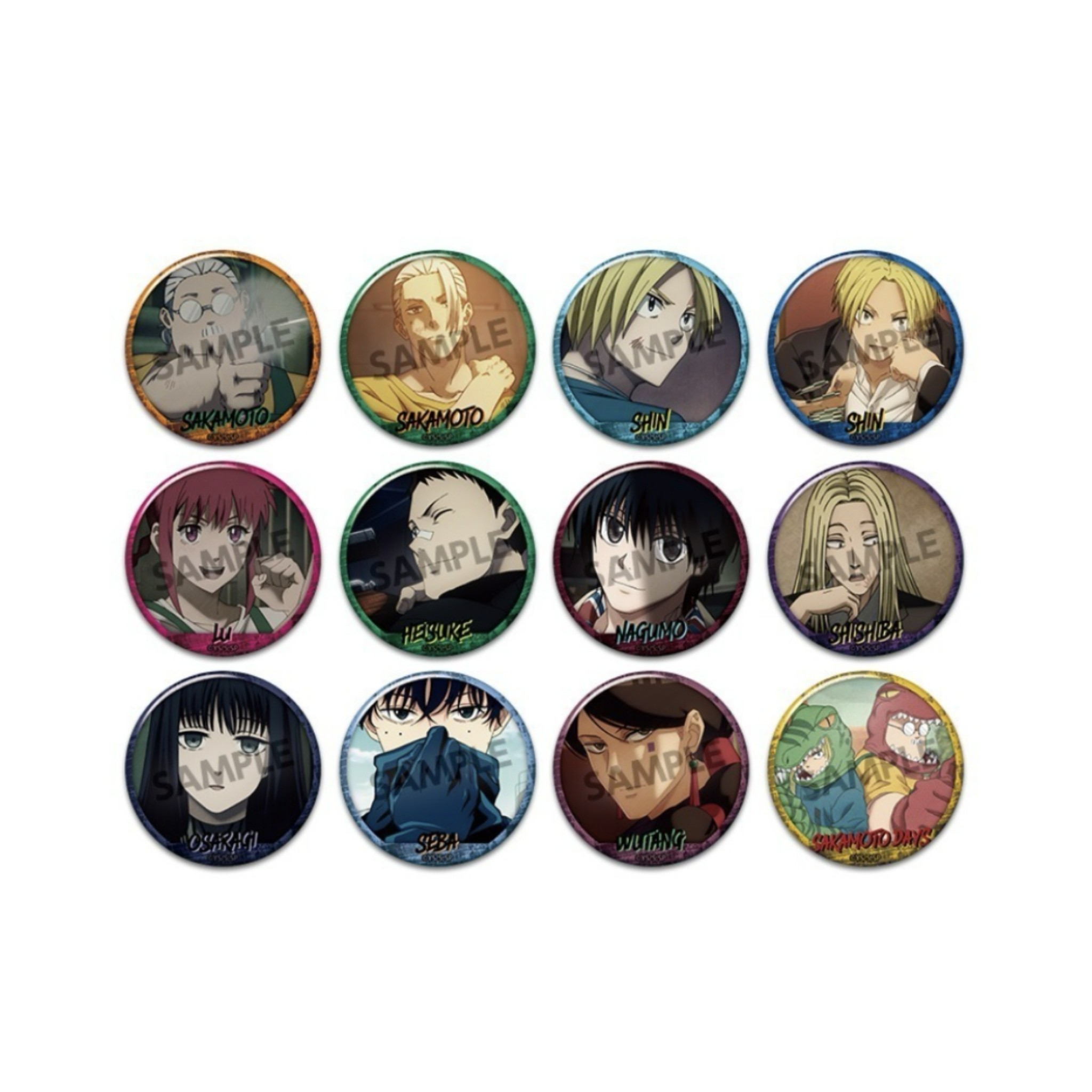 【拆盒】坂本日常 各系列制品合集(2) 徽章盲盒 直播代拆