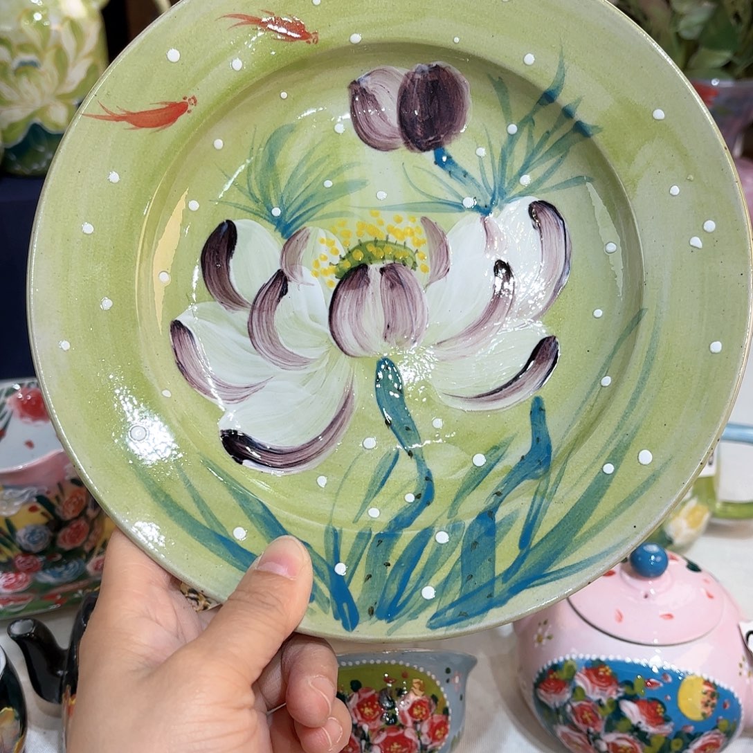 景德镇手绘高温釉下彩陶瓷茶具