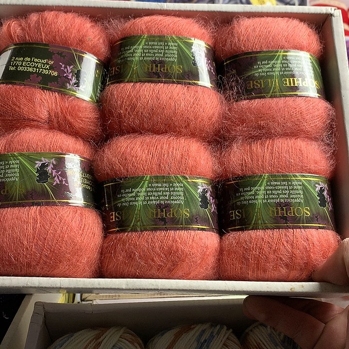 羊毛用****4马海毛一盒正品包邮