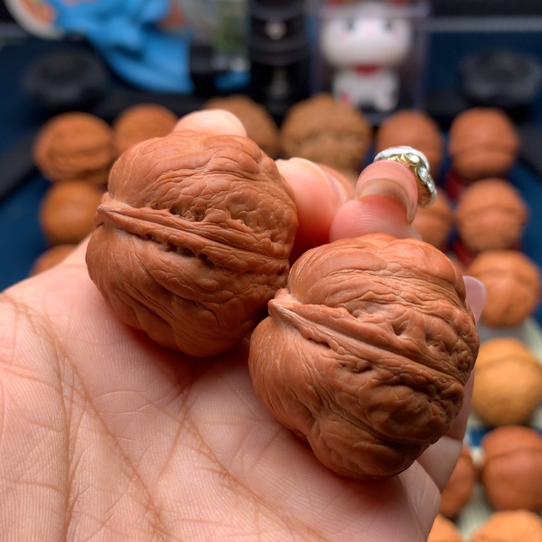 文玩核桃把件鱼*?核桃