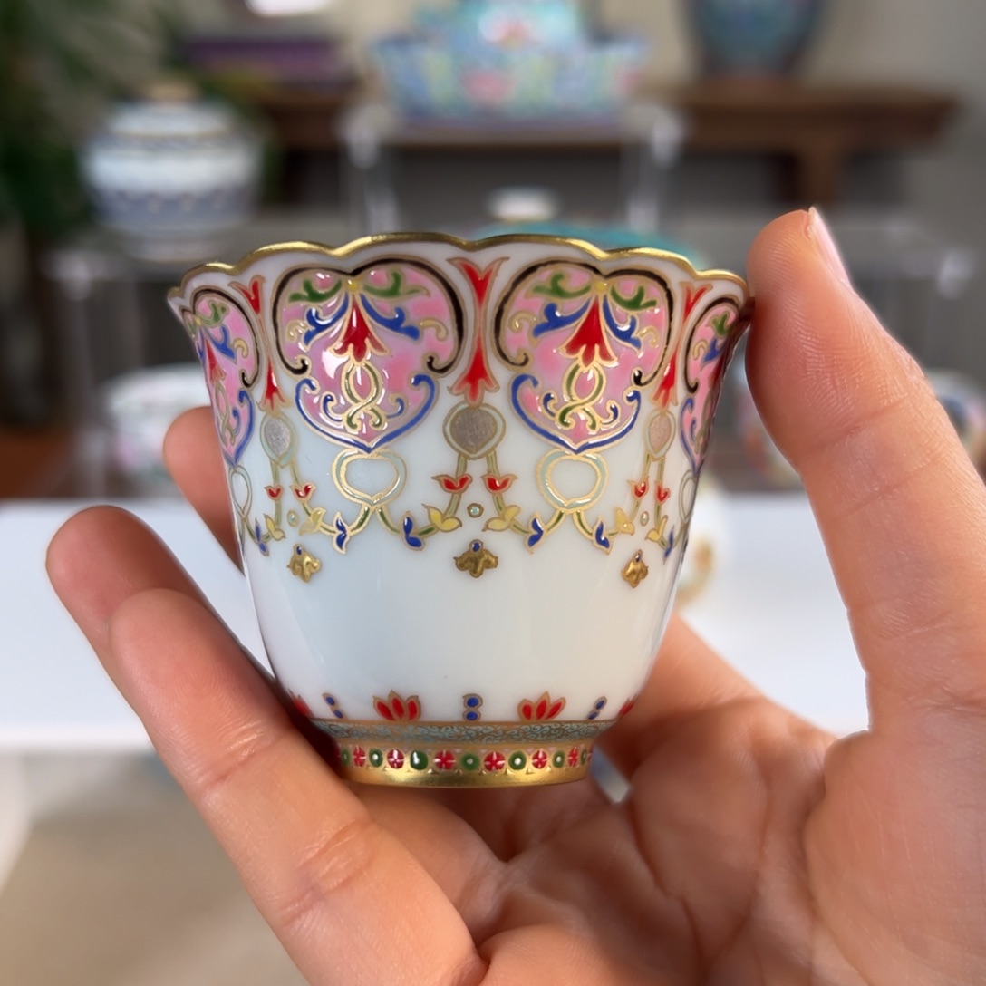 微纯手工手绘 高端茶器