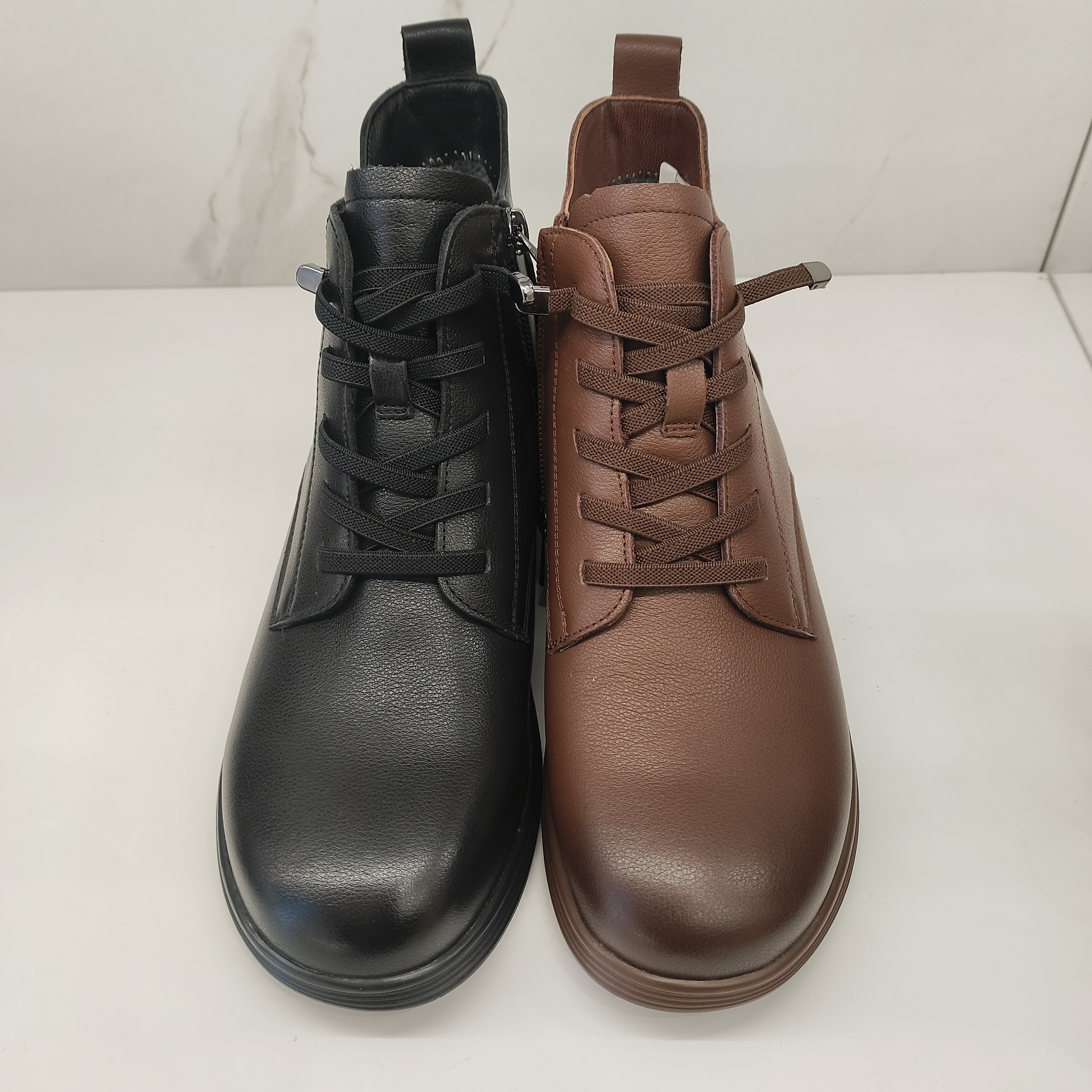 康奈1138074女短筒靴中跟平底单靴休闲百搭侧拉链