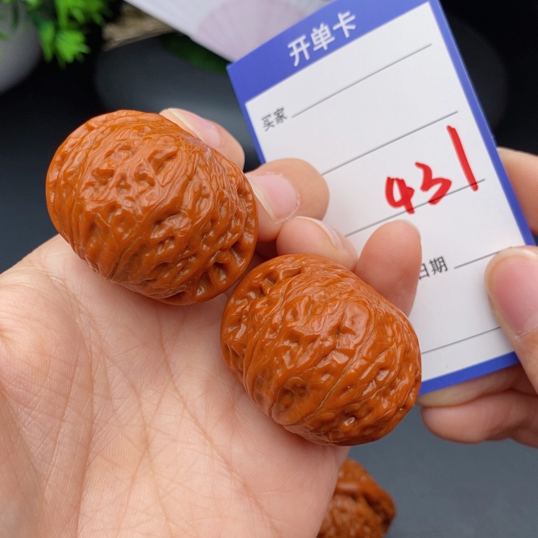 文玩核桃把件40铁锤431