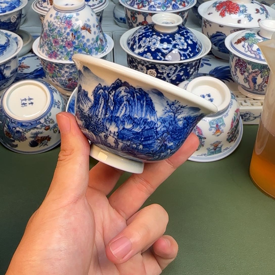 彦祖纯手工手绘茶具121