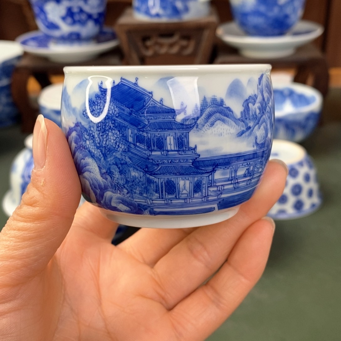 杯景德镇陶瓷手工手绘