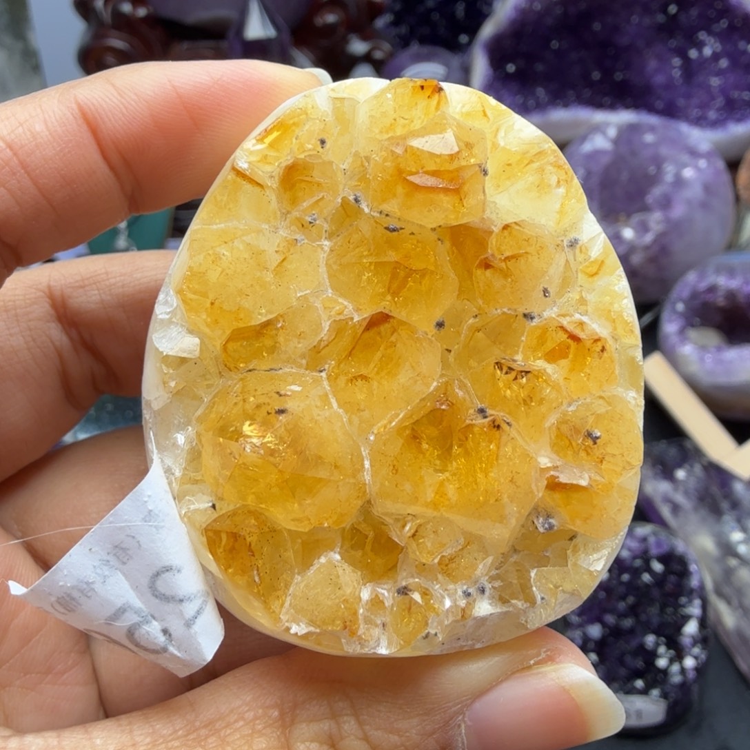 摆件未镶嵌水晶黄水晶