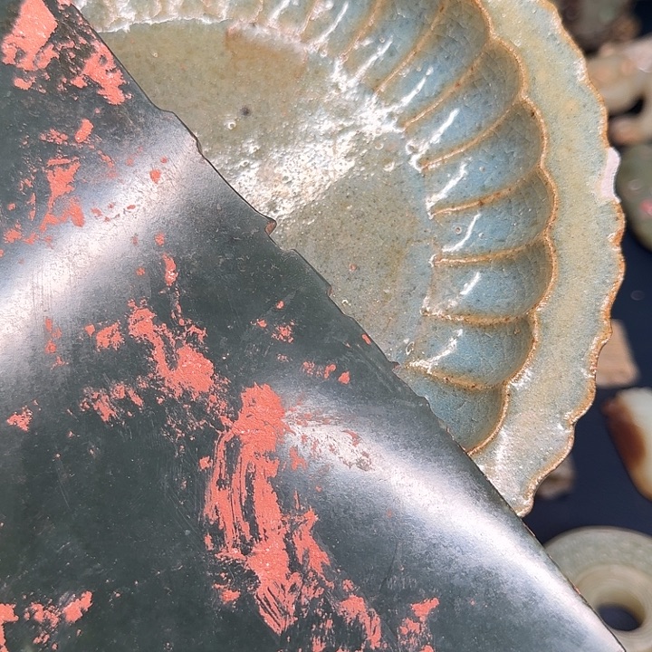 陶摆件我的心好痛啊我的天