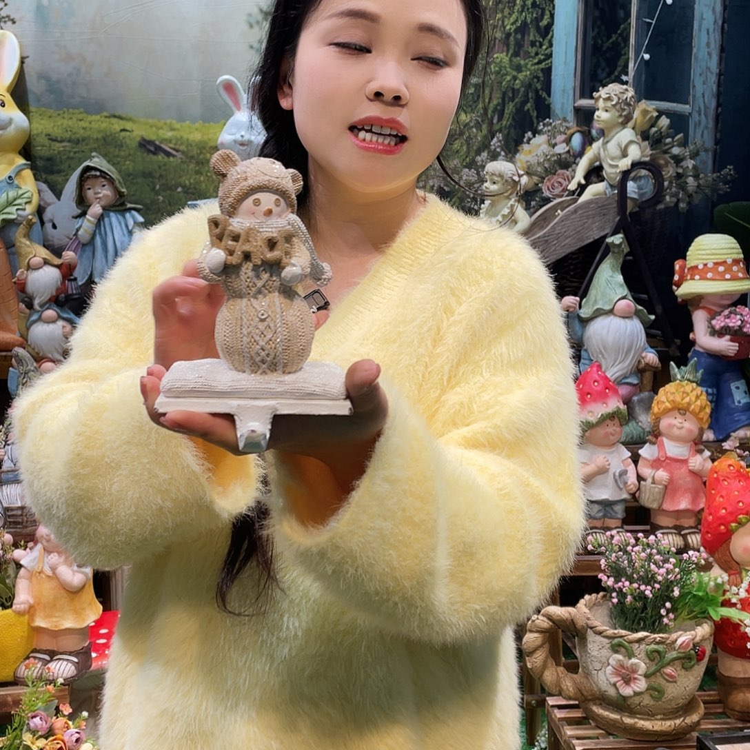 摆件花园摆件红红火火