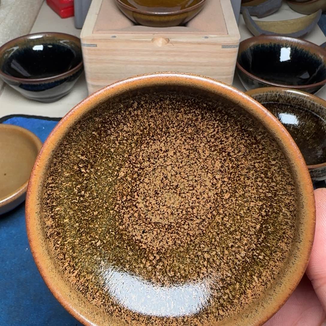 茶盏北宋吴志强建盏 豹纹 香炉