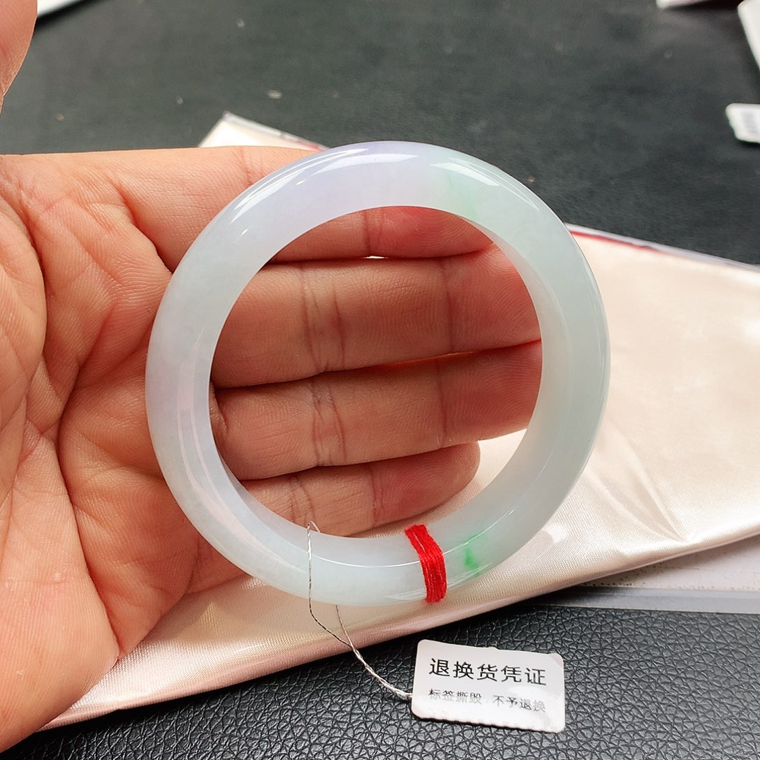 未镶嵌手镯翡翠靓****）天然翡翠手镯