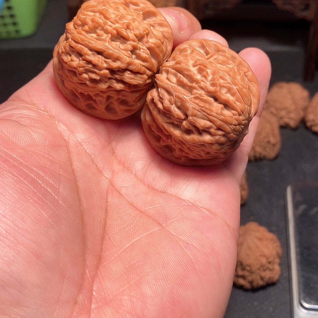 吊坠文玩核桃木**气42.5尺，全品磨盘