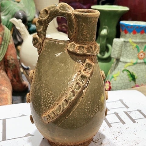 瓦当摆件摆件茶桌茶台陶瓷