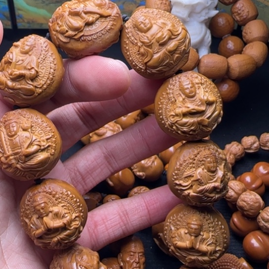 橄榄核手串/手链一**安橄榄核串珠