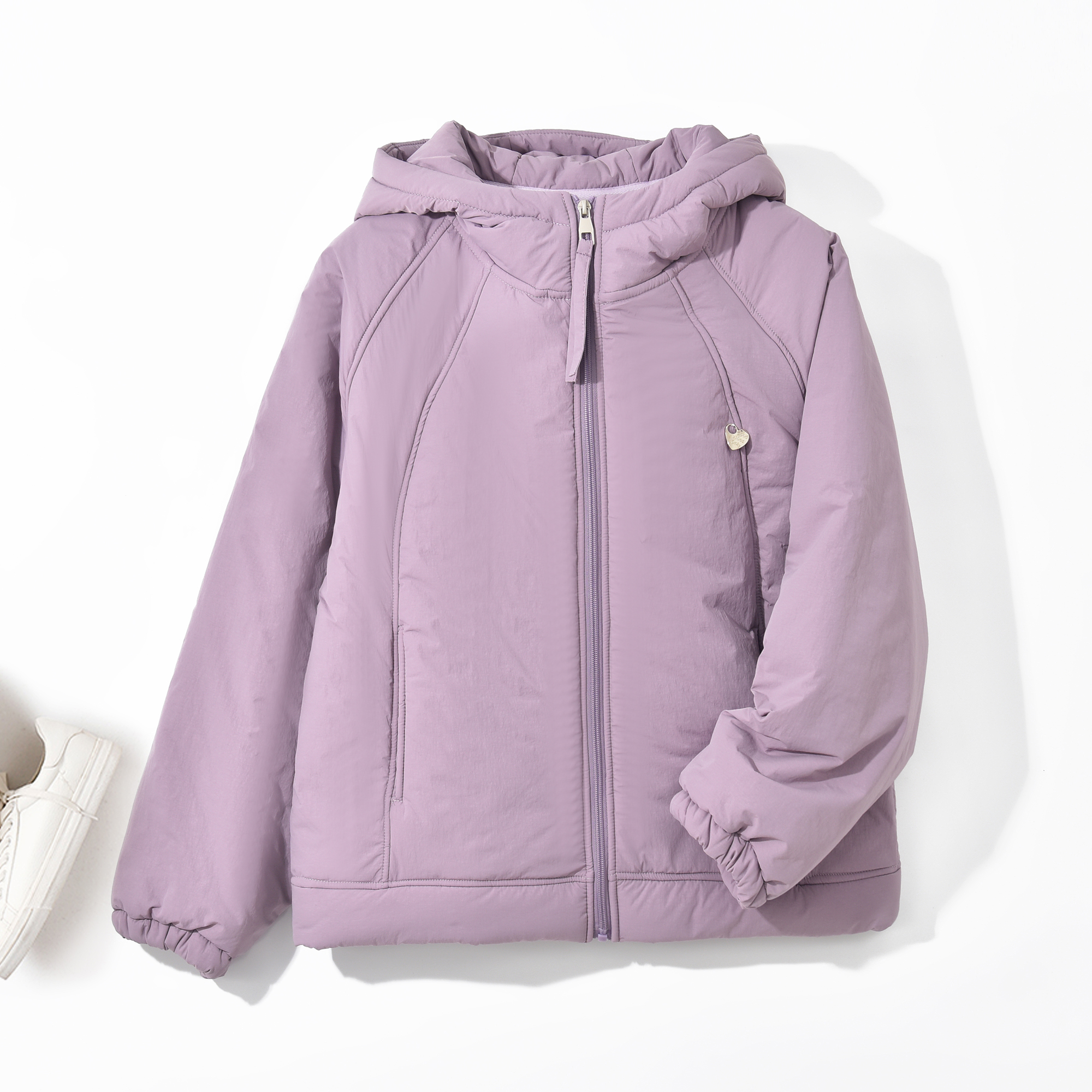 JM-[纯色保暖]2025冬季加厚保暖气绒棉时尚短外套K-MF7120