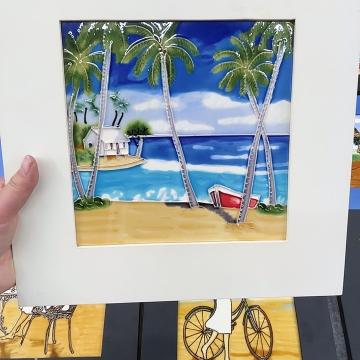 李***骨陶瓷板画20/20单瓷片