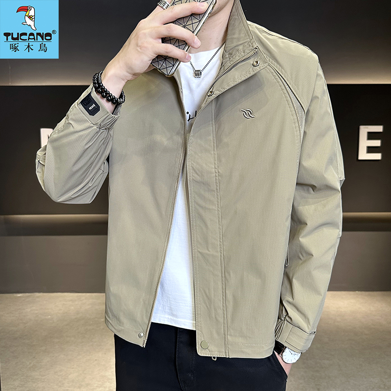 TUCANO/啄木鳥2025新款秋装男士立领时尚潮流休闲夹克外套