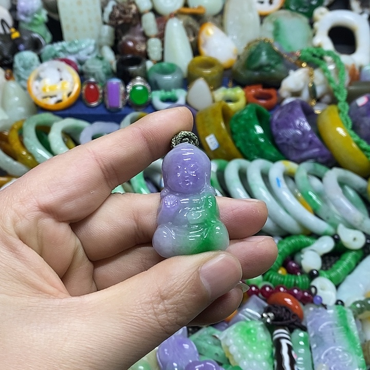 颈饰未镶嵌翡翠缅甸翡翠首饰配饰