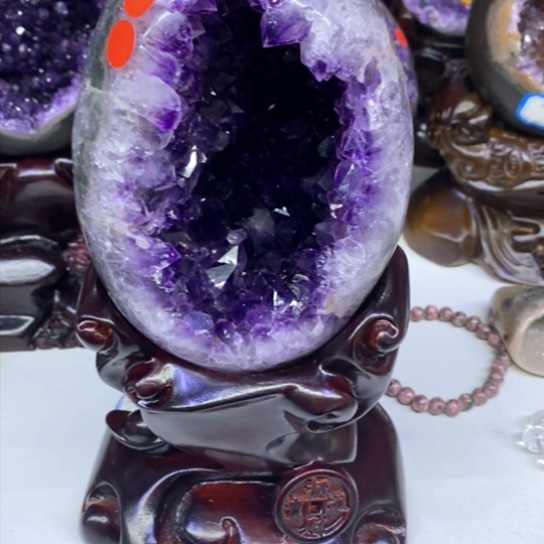 紫晶小葛恐龙蛋未镶嵌