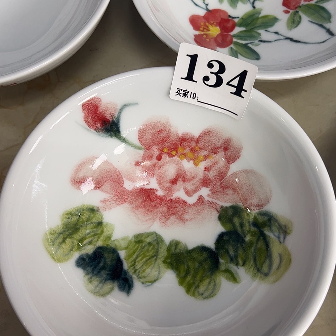 瓷片景德镇陶瓷手工手绘制作