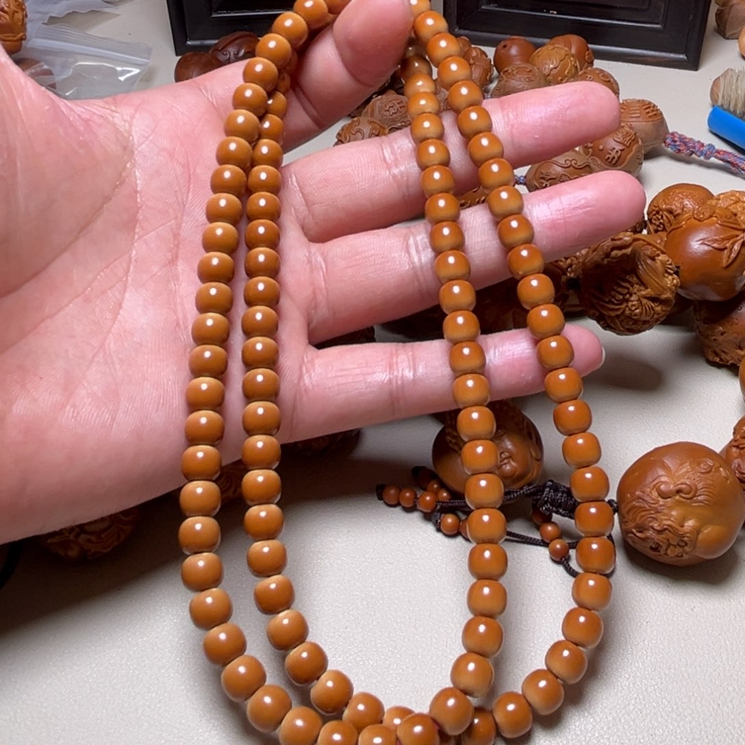 袁***哥橄榄核手串橄榄核