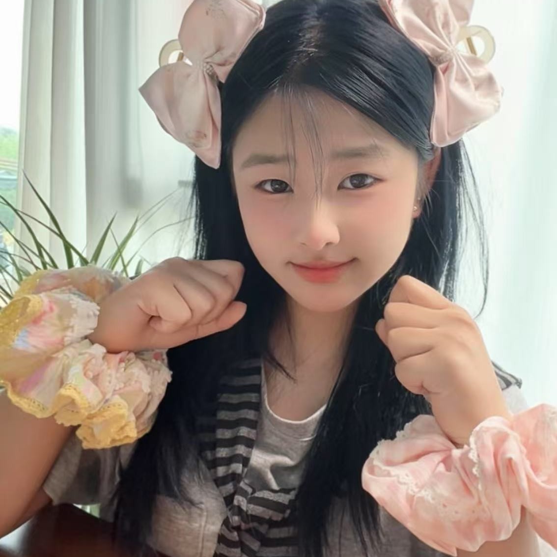 925银耳饰 耳钉饰品耳环铜合金甜美少女百搭气质可爱蝴蝶结抓夹