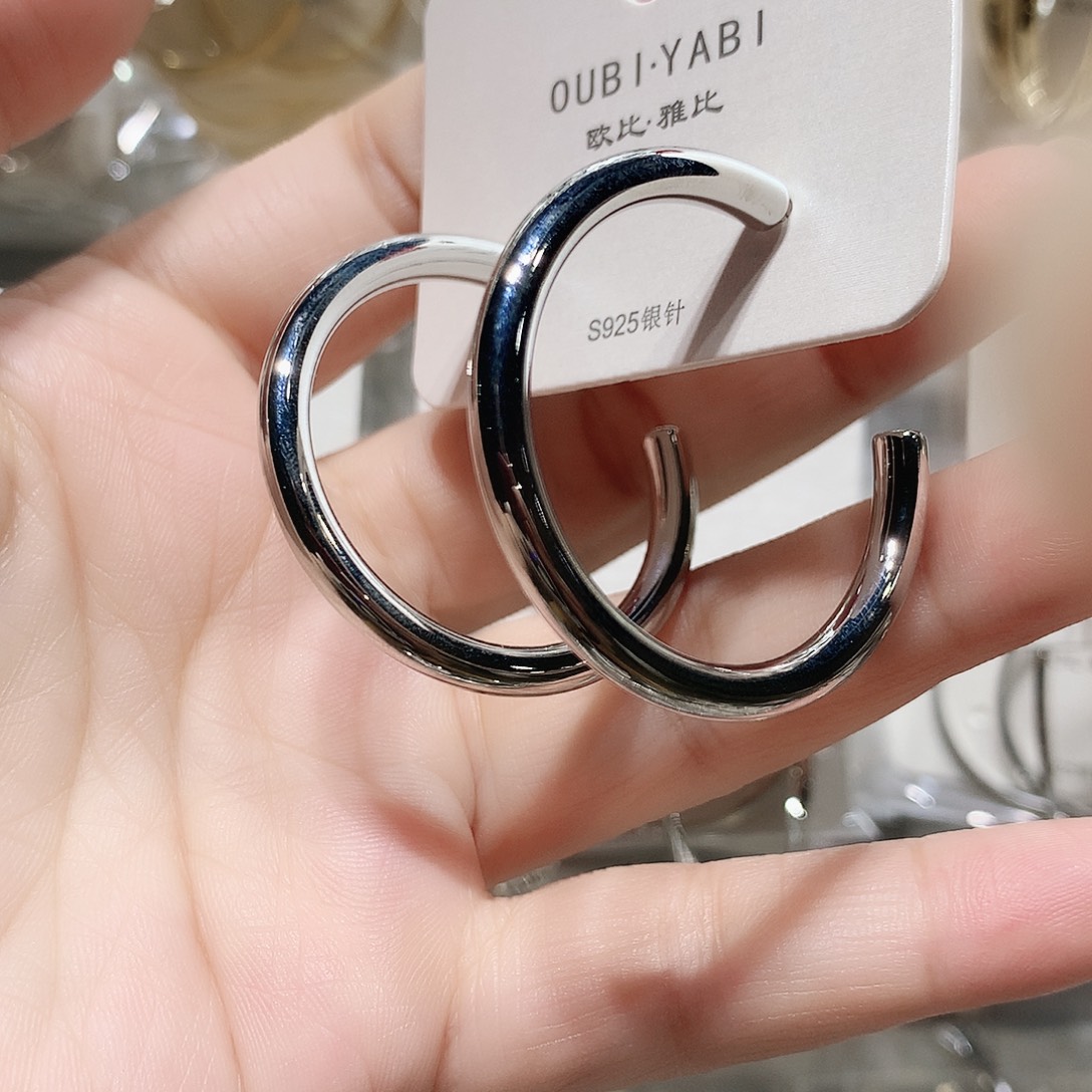 铜合金合金银色4公分半圈