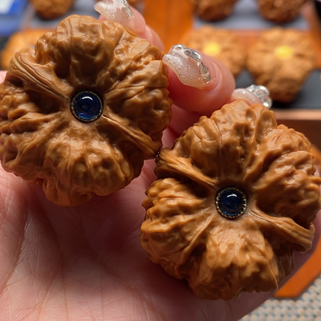 文玩核桃把件38尺寸蛤蟆头