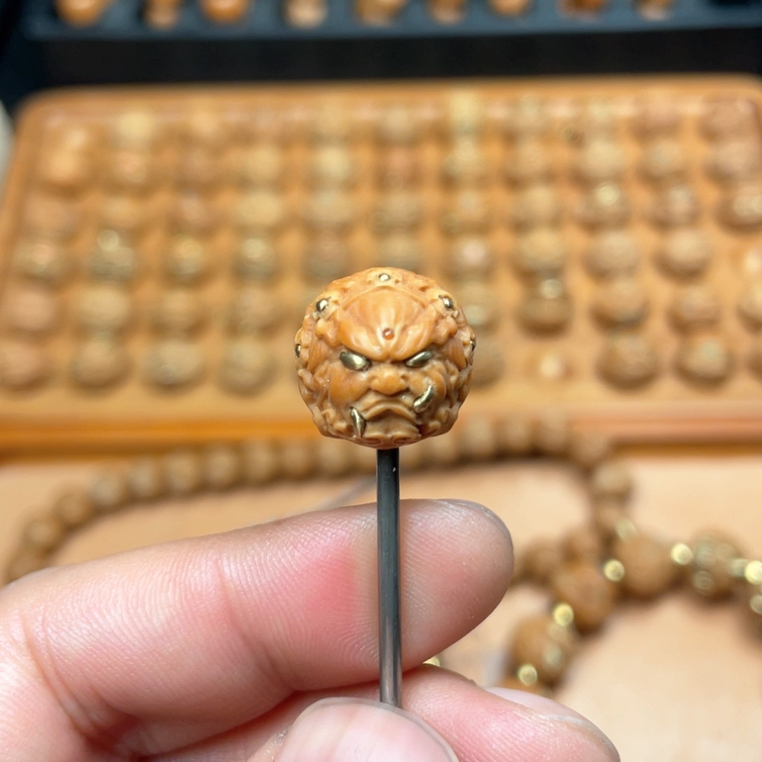 猴头核桃手串猴头核桃不动冥王