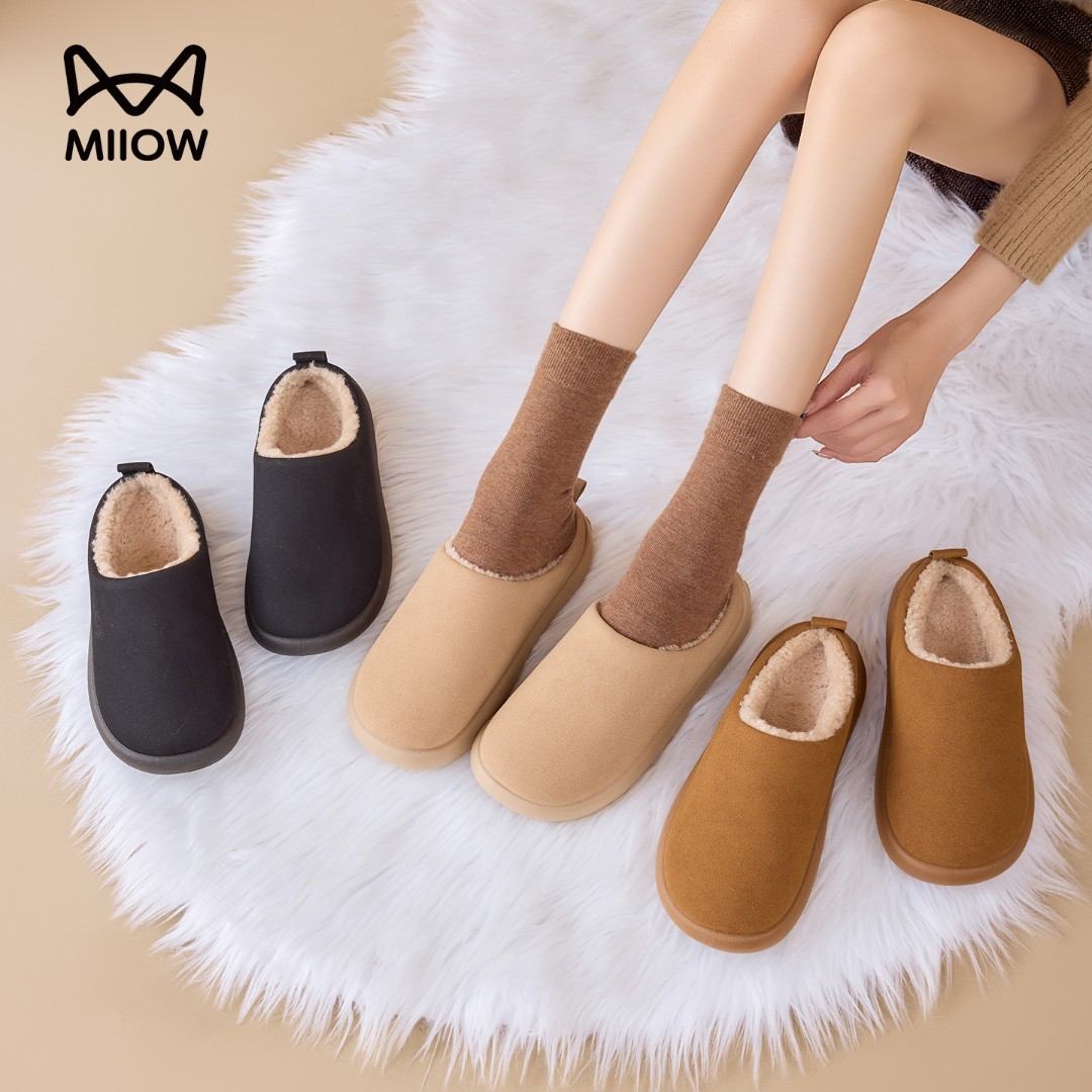 猫人优选包头棉拖女秋冬款2025新款外穿厚底防滑保暖加绒月子鞋