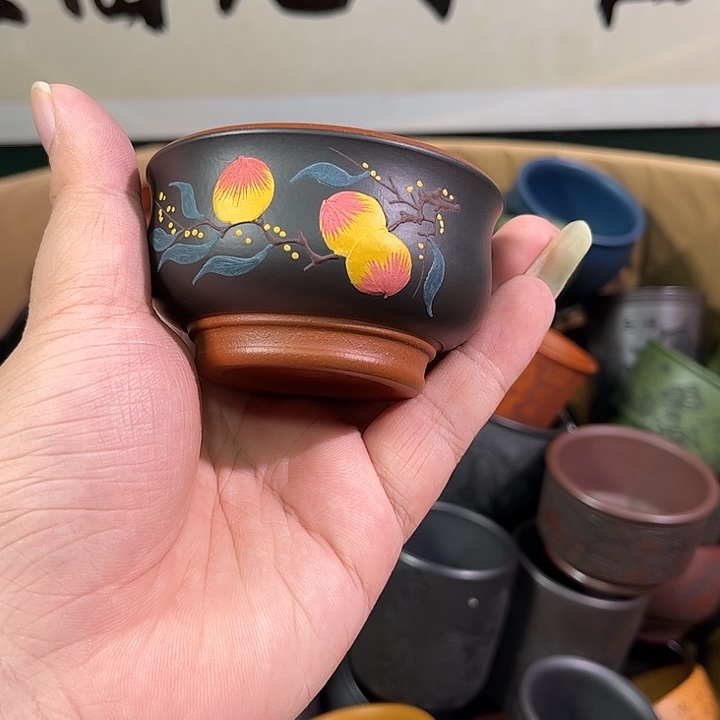 茶杯紫砂全手工紫砂主人杯