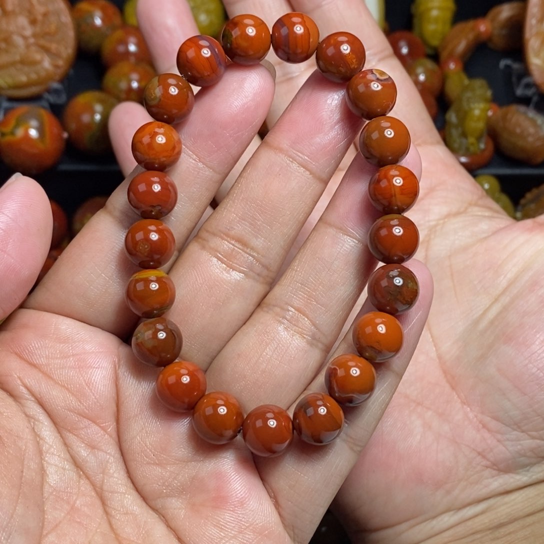 玛瑙/玉髓战国红未镶嵌