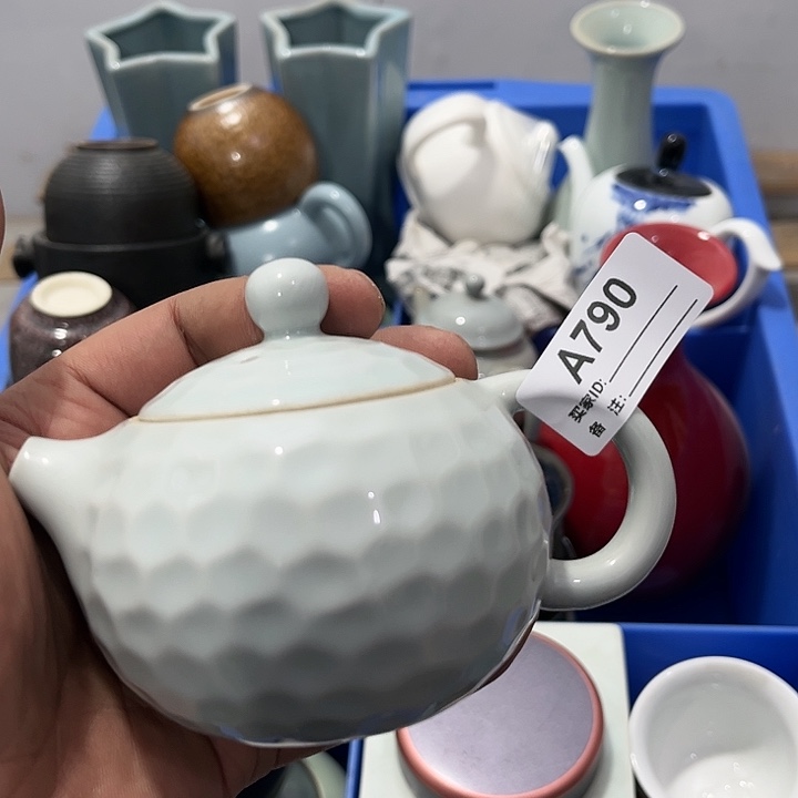 茶具默认微瑕瓷器、茶具、壶、摆件，介意勿拍 